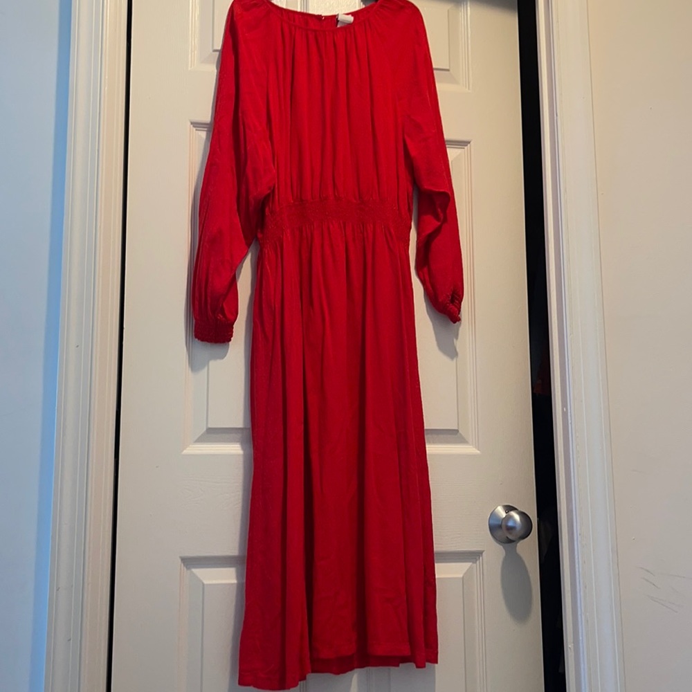 H&M Red Maxi Dress